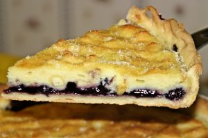 Tarte de Semoule au Cassis Recipe