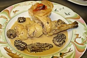 Poularde aux morilles Recipe