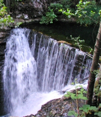 Waterfall of Ognon river