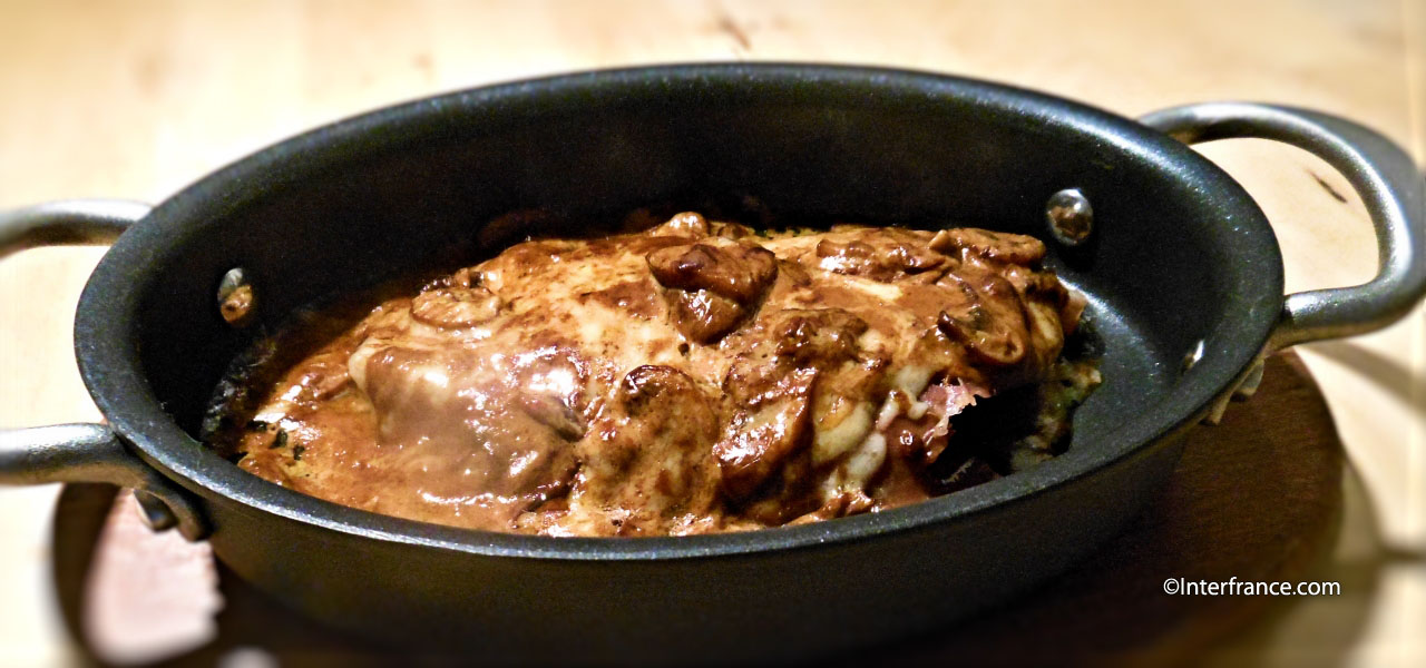 Grande Photo de l'Escalope de Veau Comtoise