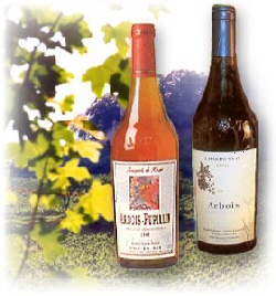 Vins ros&eacute;s et rouges du Jura