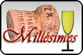 Carte des mill&eacute;simes Champagne